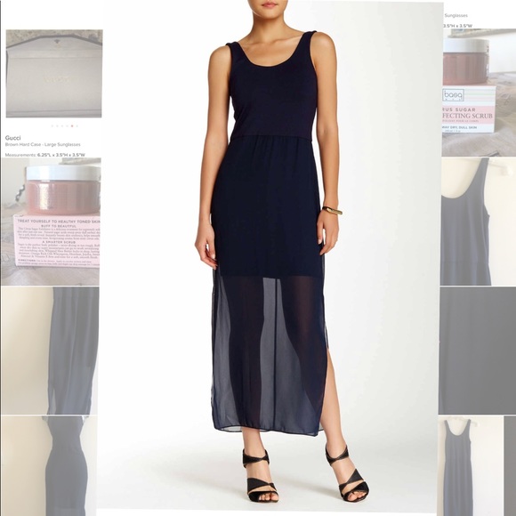 Vince Camuto Dresses & Skirts - Vince Camuto - Chiffon Overlay Tank Dress 👗